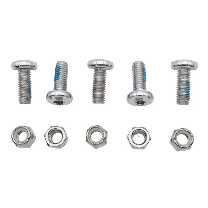 Rear Disc Bolt and Nut Kit Chrome - V-Twin 9807-10T