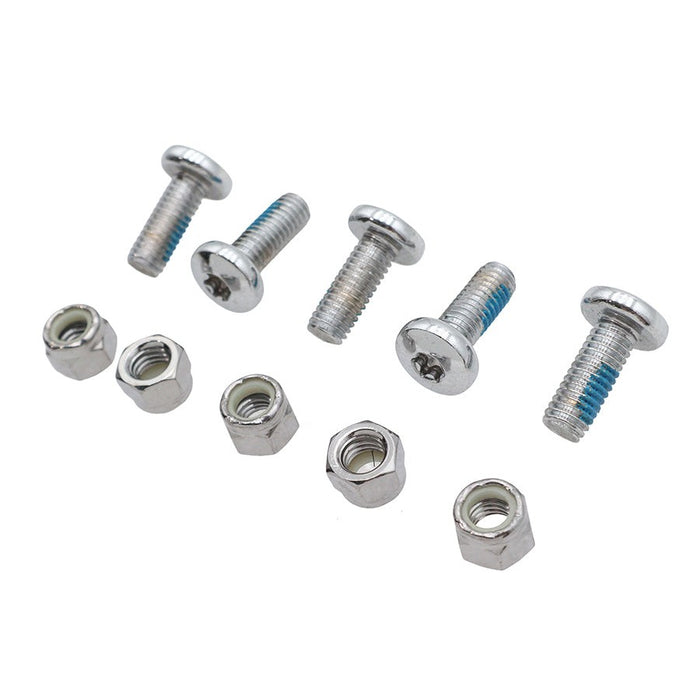 Rear Disc Bolt and Nut Kit Chrome - V-Twin 9807-10T