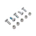Rear Disc Bolt and Nut Kit Chrome - V-Twin 9807-10T