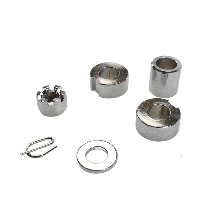 Rear Axle Spacer Kit Chrome - V-Twin 9810-4 - Evolution Softail 1987+