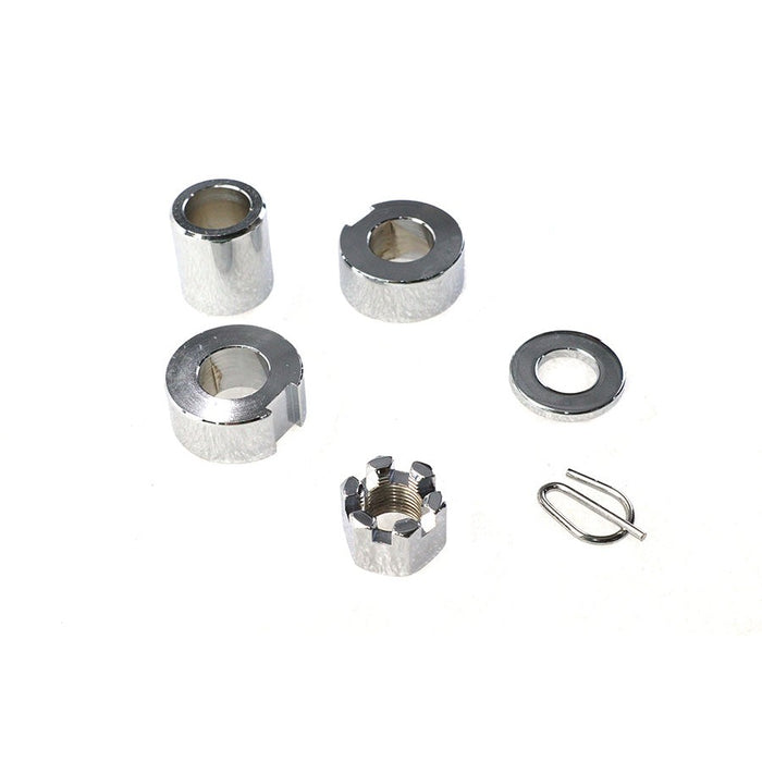 Rear Axle Spacer Kit Chrome - V-Twin 9810-4 - Evolution Softail 1987+