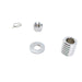 Rear Axle Spacer Kit Chrome - V-Twin 9811-3 - Big Twin 1991-1999