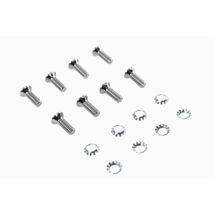 Tappet Block Screw Kit Chrome - V-Twin 9814-16