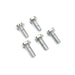 Chrome Rear Brake Disc Bolts - V-Twin 9818-5 - OEM 43567-92 - Evolution 1997+