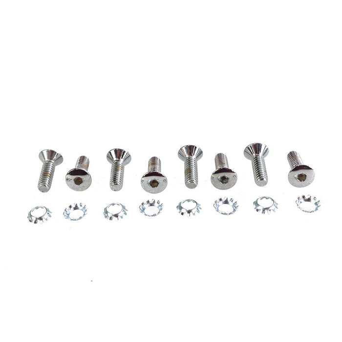 Tappet Block Screw Kit Chrome - V-Twin 9828-16