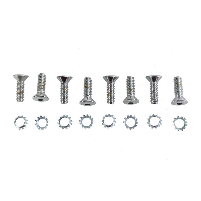 Tappet Block Screw Kit Chrome - V-Twin 9828-16