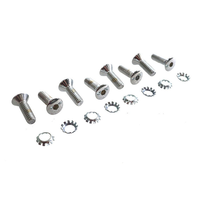Tappet Block Screw Kit Chrome - V-Twin 9828-16