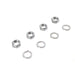 Rocker Arm Shaft Chrome End Nut Kit - V-Twin 9840-8