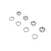 Rocker Arm Shaft Chrome End Nut Kit - V-Twin 9840-8