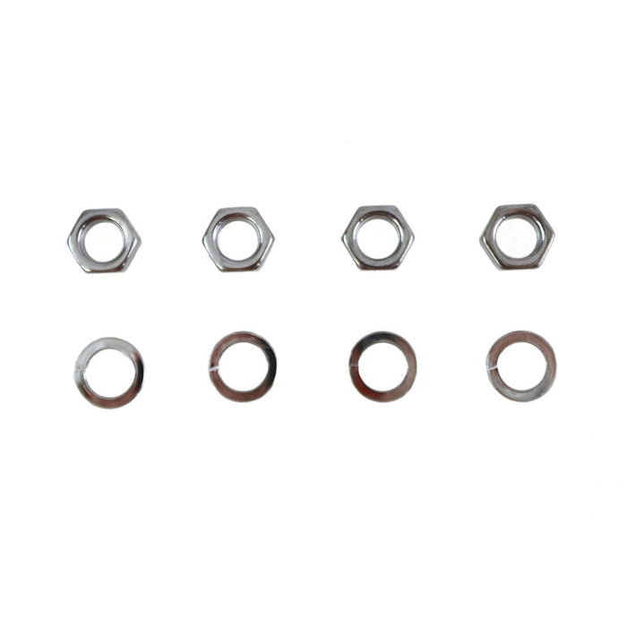 Rocker Arm Shaft Chrome End Nut Kit - V-Twin 9840-8