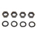 Rocker Arm Shaft Parkerized End Nut Kit - V-Twin 9842-8