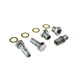 Oil Line Fitting Kit Chrome - V-Twin 9847-9