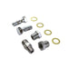 Oil Line Fitting Kit Chrome - V-Twin 9847-9