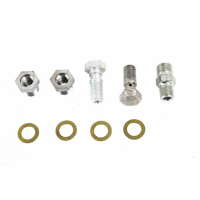 Oil Line Fitting Kit Cadmium - V-Twin 9848-9