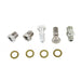 Oil Line Fitting Kit Cadmium - V-Twin 9848-9