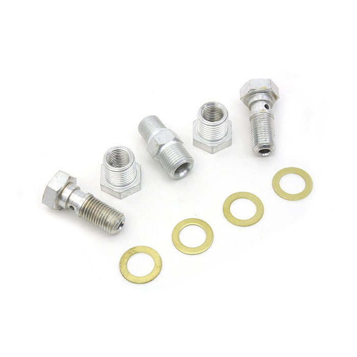 Oil Line Fitting Kit Cadmium - V-Twin 9848-9
