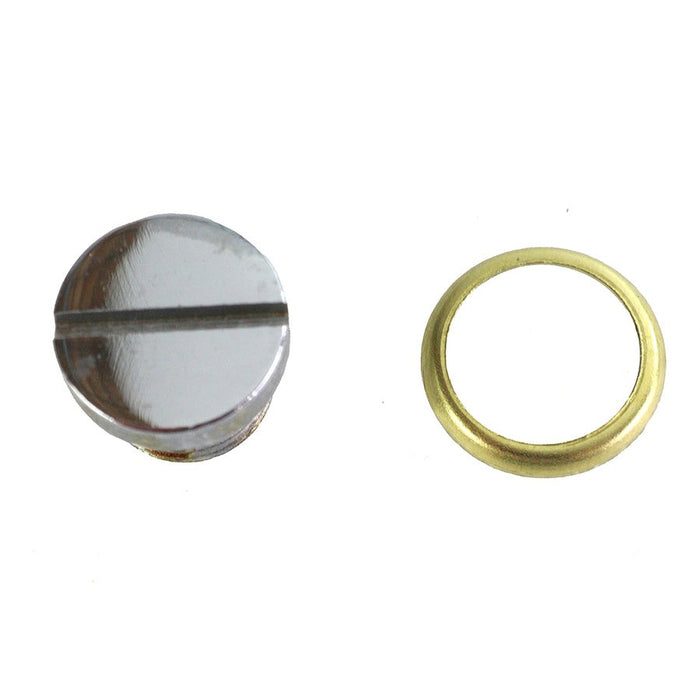 Oil Screen Plug Chrome - V-Twin 9874-2 - OEM 655