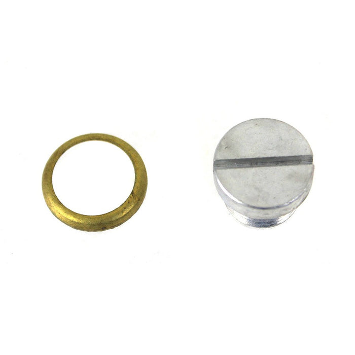 Oil Screen Plug Cadmium - V-Twin 9875-2 - OEM 655