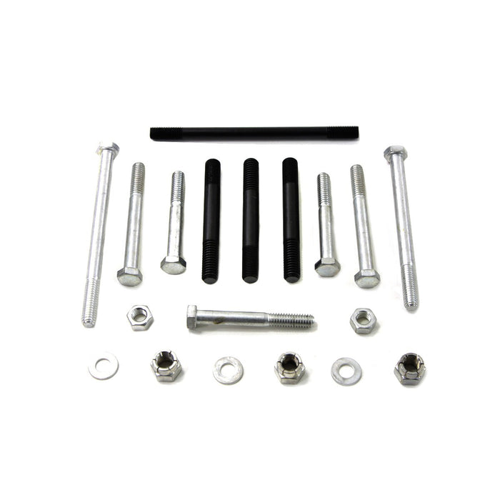 Engine Cast Kit Cadmium - V-Twin 9878-13 - Ironhead 1957-1976