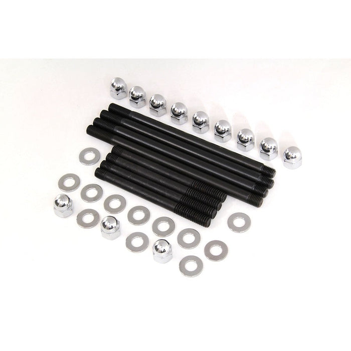 Chrome Engine Case Acorn Bolt Kit - Colony 41-141 - Big Twin 1996-1999