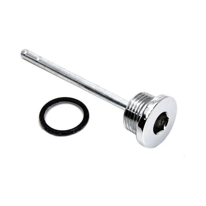 Transmission Filler Plug and Dipstick Chrome - V-Twin 9885-2 - OEM 37075-87 - Big Twin 1987-2006