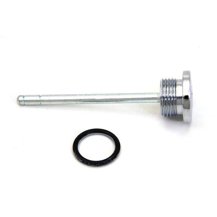Transmission Filler Plug and Dipstick Chrome - V-Twin 9885-2 - OEM 37075-87 - Big Twin 1987-2006