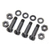 Footboard Parkerized Hinge Bolt Kit - V-Twin 9886-12 - OEM 2954-14
