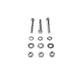 Gas Tank Mount Kit Chrome - V-Twin 9894-12