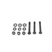 WL/Servi-Car Gas Tank Mount Kit Parkerized - V-Twin 9896-12