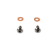 Fork Slider Drain Screws - V-Twin 9910-4 - OEM 45790-80