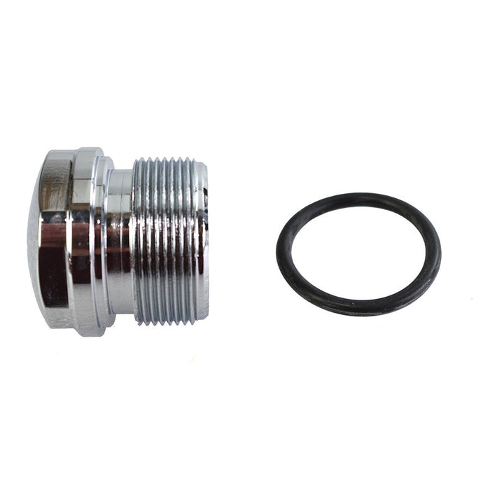 Chrome 39mm Fork Tube Plug Dome Top - V-Twin 9914-2 - OEM 45996-87