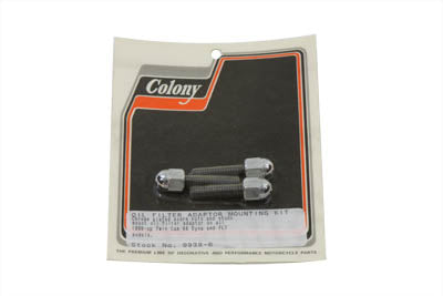 Colony Oil Filter Adapter Mount Chrome