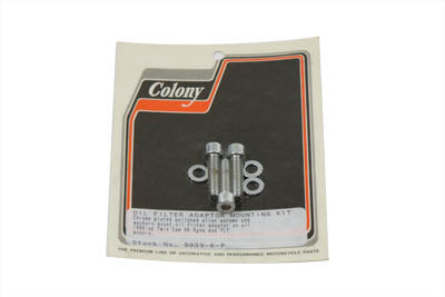 Colony Oil Filter Adapter Mount Chrome