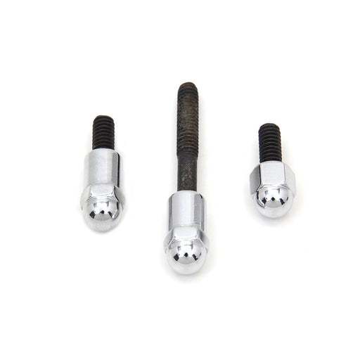 Oil Hose Cover Mounting Kit Chrome - V-Twin 9949-6 - Twin Cam 1999+