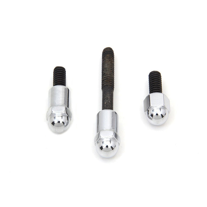 Oil Hose Cover Mounting Kit Chrome - V-Twin 9949-6 - Twin Cam 1999+