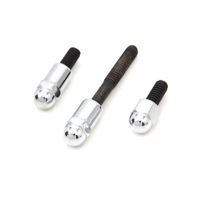 Oil Hose Cover Mounting Kit Chrome - V-Twin 9949-6 - Twin Cam 1999+