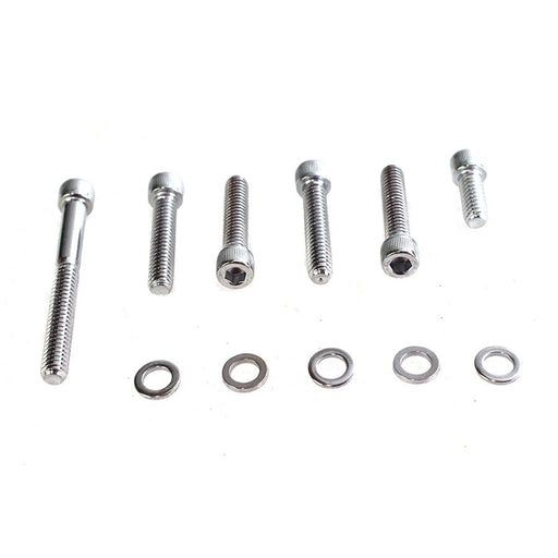Transmission Shifter Cover Mount Kit Chrome - V-Twin 9952-11 - Big Twin 1998-2006