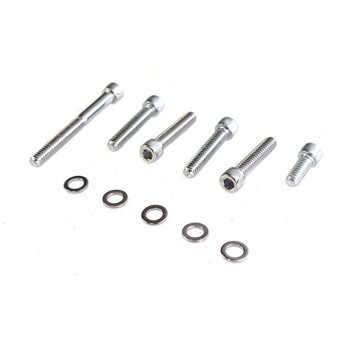 Transmission Shifter Cover Mount Kit Chrome - V-Twin 9952-11 - Big Twin 1998-2006