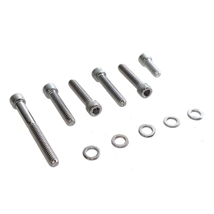 Transmission Shifter Cover Mount Kit Chrome - V-Twin 9952-11 - Big Twin 1998-2006