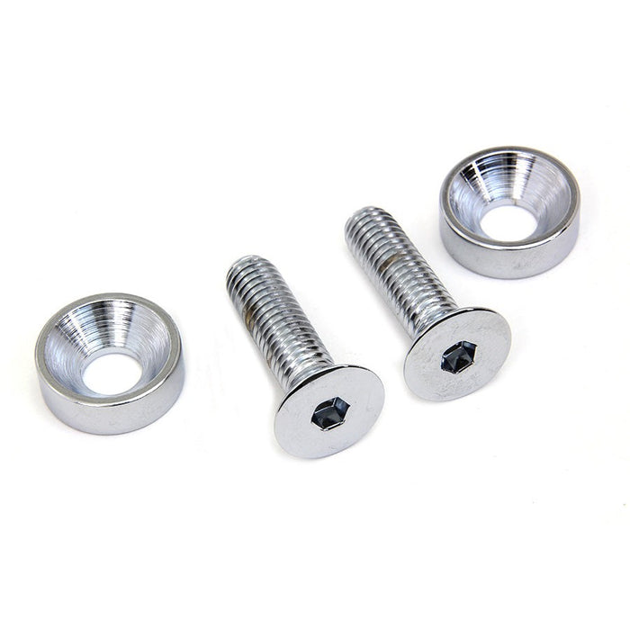 Chrome Screw Set for Motor Mount to Cylinder Head - V-Twin 9967-4
