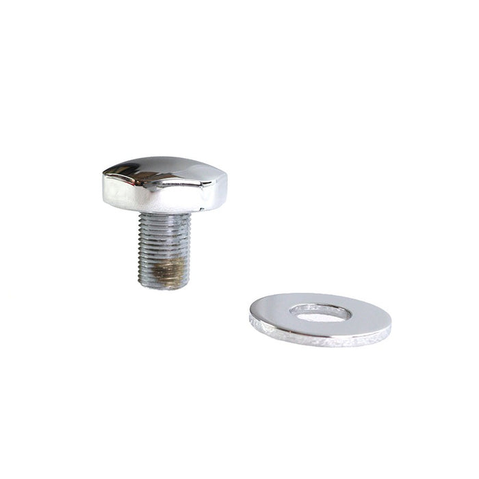 Fork Triple Tree Stem Nut Domed Chrome - V-Twin 9978-2