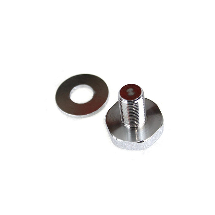 Chrome Domed Fork Triple Tree Stem Nut - V-Twin 9978-2T