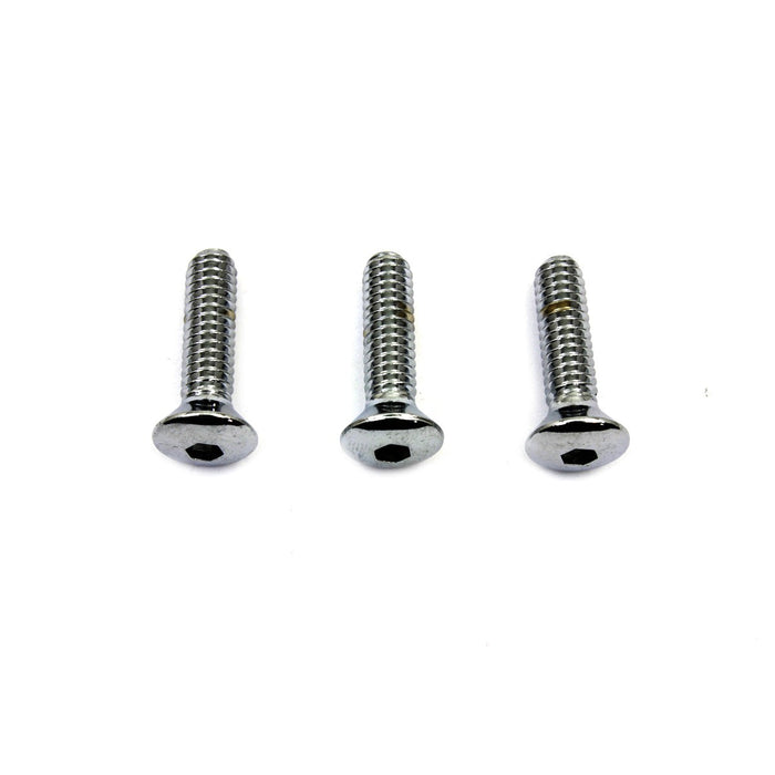 Chrome Air Cleaner Mount Screws - V-Twin 9980-3