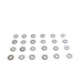 Rocker Box Valve Cover Washers Chrome - V-Twin 9984-24 - OEM 6150W