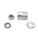 Front Axle Spacer Kit Groove Style Chrome - V-Twin 9994-4 - Big Twin 1997-1999