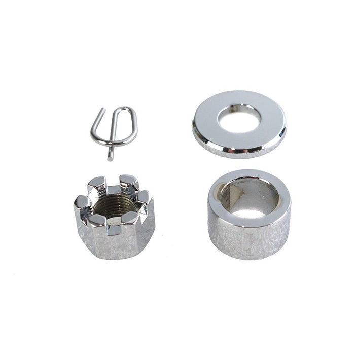 Rear Axle Spacer Kit Chrome - V-Twin 9997-3 - Evolution Sportster 1986-1999