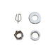 Rear Axle Spacer Kit Chrome - V-Twin 9997-3 - Evolution Sportster 1986-1999