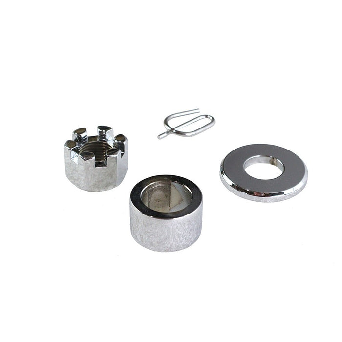 Rear Axle Spacer Kit Chrome - V-Twin 9997-3 - Evolution Sportster 1986-1999
