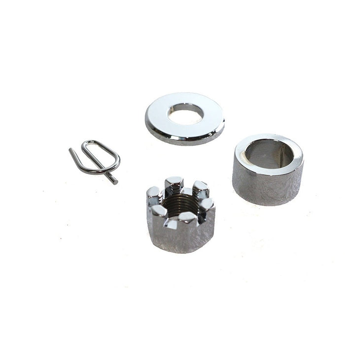 Rear Axle Spacer Kit Chrome - V-Twin 9997-3 - Evolution Sportster 1986-1999