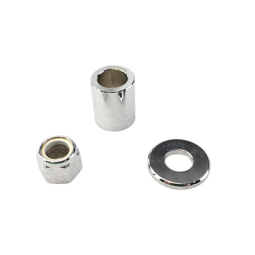 Front Axle Spacer Kit Smooth Style Chrome - V-Twin 9999-3 - Evolution Softail 1997+